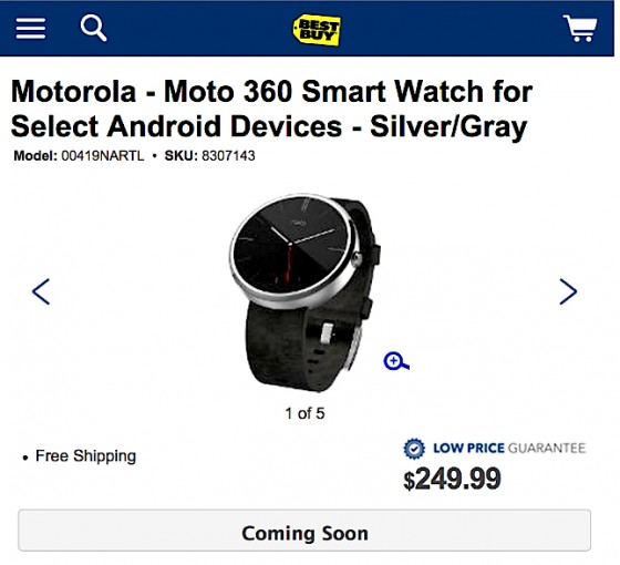 Oferta: Moto 360 SmartWatch